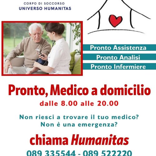 “Pronto, medico a domicilio”. Al via nuovo servizio di assistenza