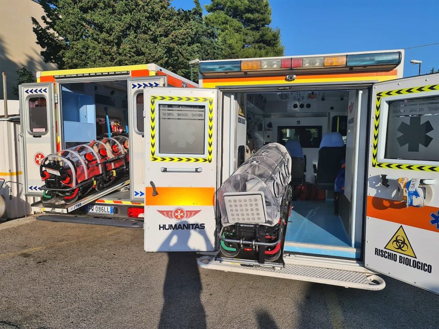 Covid-19, consegnata seconda ambulanza ‘alto contenimento’