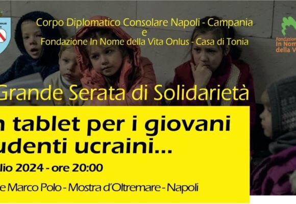 Un tablet per i giovani studenti ucraini